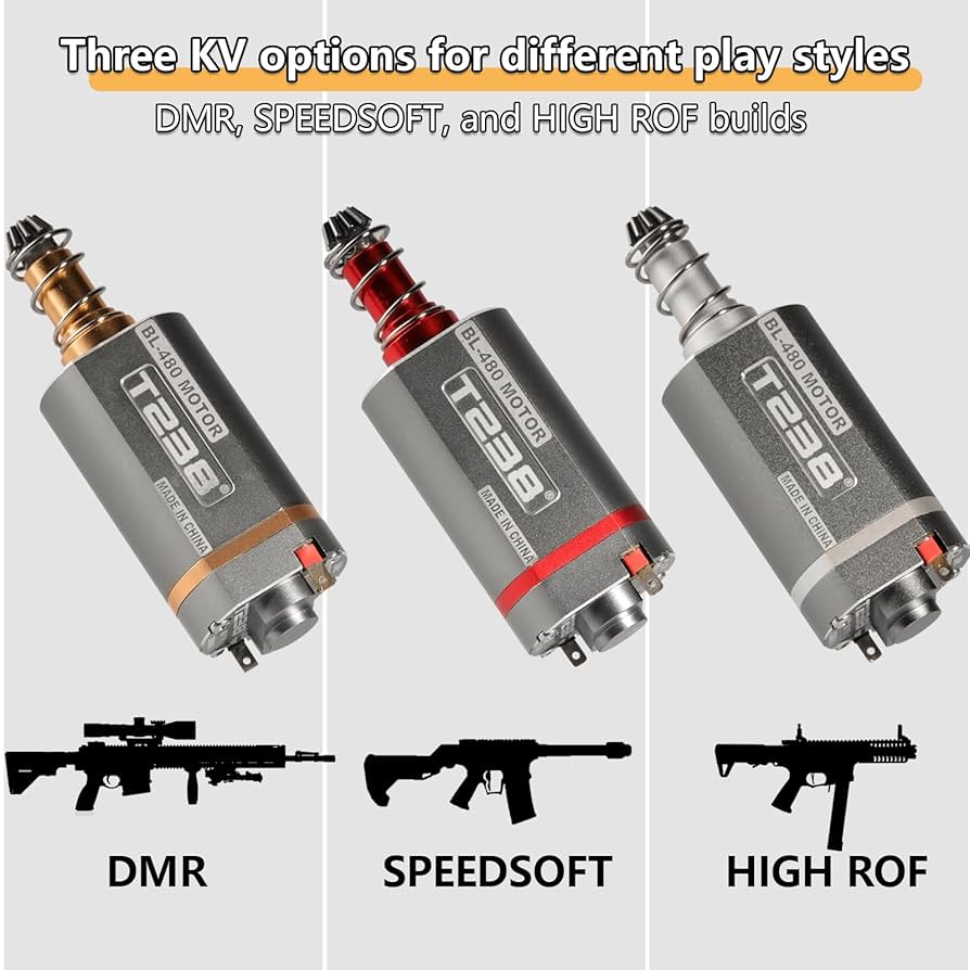 T238-Airsoft Brushless Motor, 33000rpm High Speed High